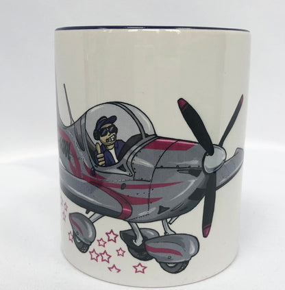 Eurostar EV97 Captain Cool Mug Limited Edition Red - Funky Aviation