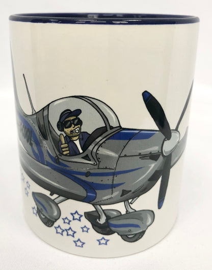 Eurostar EV97 Captain Cool Mug Limited Edition Blue - Funky Aviation