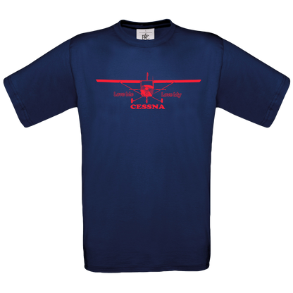 Love Me Love My Cessna T Shirt - Funky Aviation