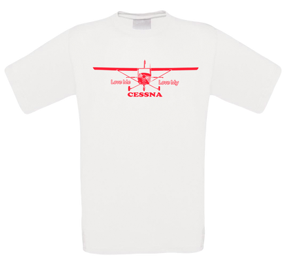 Love Me Love My Cessna T Shirt - Funky Aviation