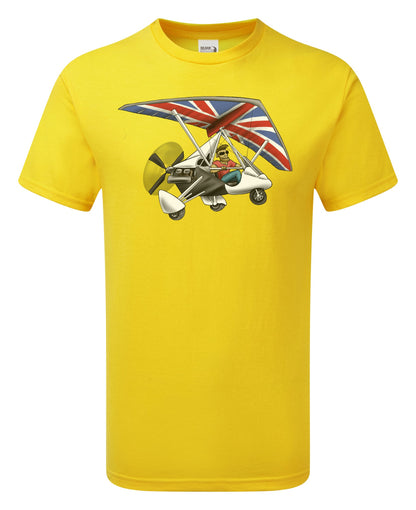 Flexwing Microlight Cartoon T-Shirt - Funky Aviation