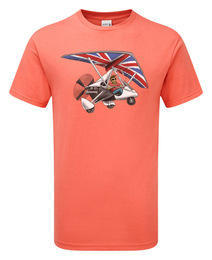 Flexwing Microlight Cartoon T-Shirt - Funky Aviation