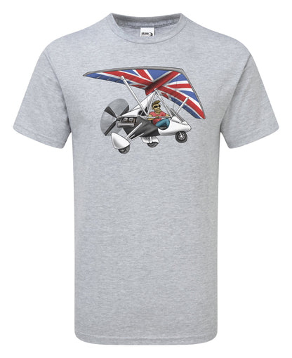 Flexwing Microlight Cartoon T-Shirt - Funky Aviation