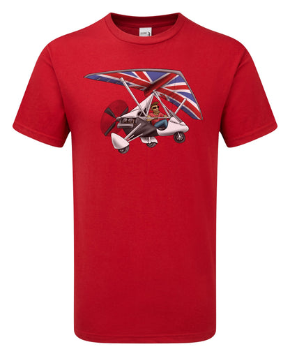 Flexwing Microlight Cartoon T-Shirt - Funky Aviation