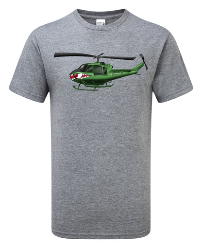 Huey Helicopter Cartoon T-Shirt - Funky Aviation