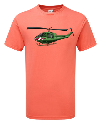 Huey Helicopter Cartoon T-Shirt - Funky Aviation