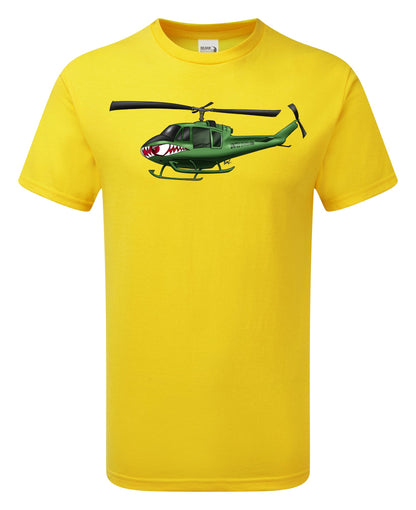 Huey Helicopter Cartoon T-Shirt - Funky Aviation