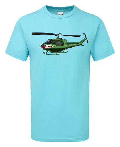 Huey Helicopter Cartoon T-Shirt - Funky Aviation