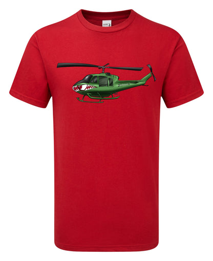 Huey Helicopter Cartoon T-Shirt - Funky Aviation