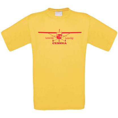 Love Me Love My Cessna T Shirt - Funky Aviation