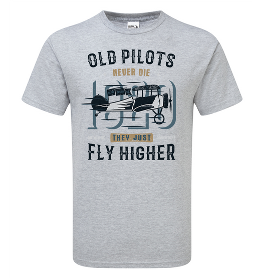 Old Pilot's Fly Higher T-Shirt