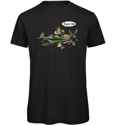 Tally Ho Spitfire T-Shirt - Funky Aviation