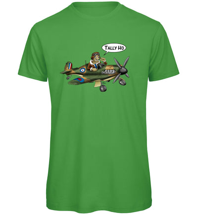 Tally Ho Spitfire T-Shirt - Funky Aviation