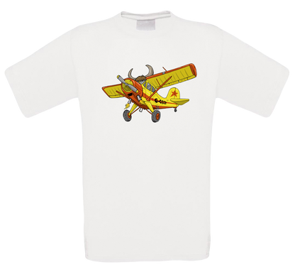 Yak-12 Cartoon T-Shirt - Funky Aviation