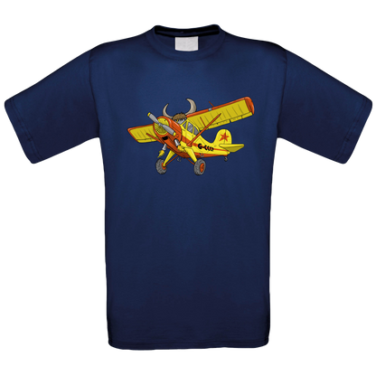 Yak-12 Cartoon T-Shirt - Funky Aviation