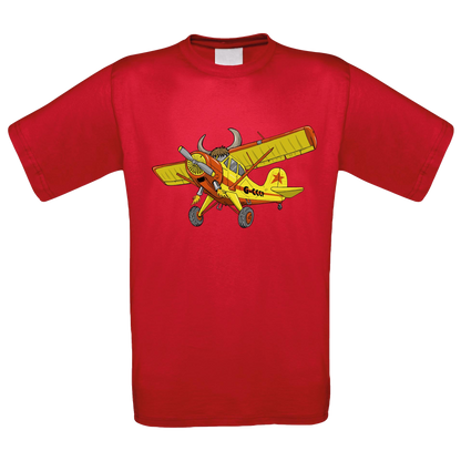 Yak-12 Cartoon T-Shirt - Funky Aviation
